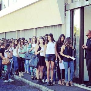 La coda per i casting di Cotril Meets Girls